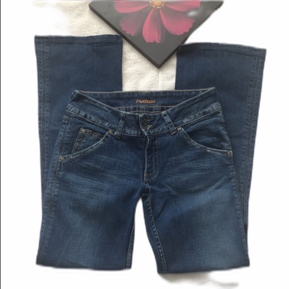 Hudson Distressed Flap Pocket Jeans 28 - Picture 1 of 6